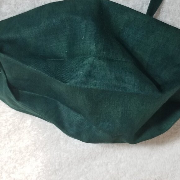 Cloth Face Mask - Silver/Copper Filters-Forest Grn - Picture 5 of 7